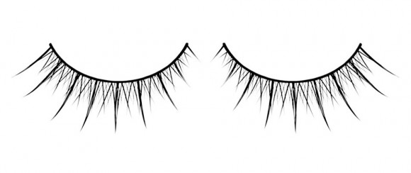Черные ресницы с отдельными длинными ресничками Premium Черные ресницы с отдельными длинными ресничками Premium