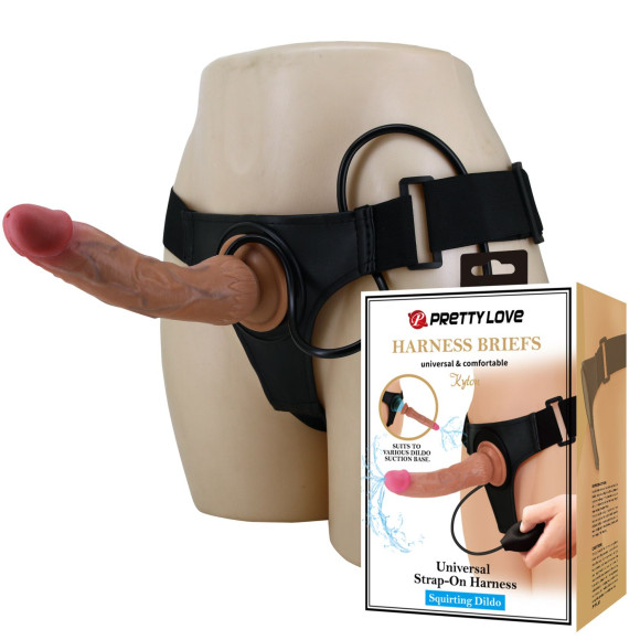 Женский страпон с эффектом эякуляции Kyton Женский страпон с эффектом эякуляции Kyton