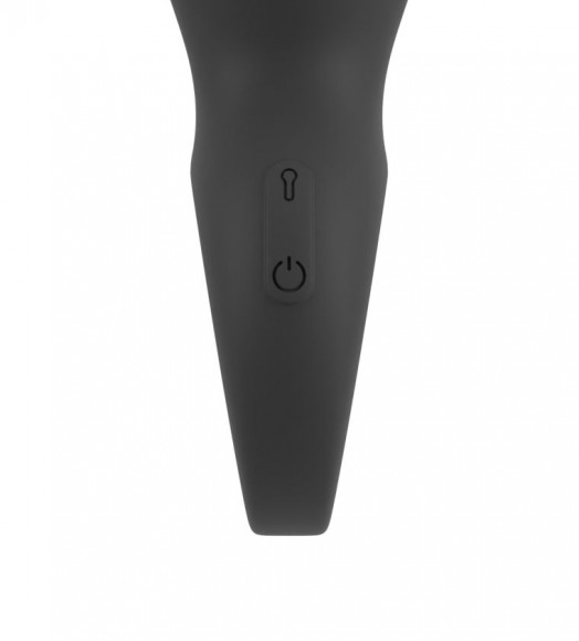 Черный вибратор для точки G с функцией расширения - 18,1 см. Черный вибратор для точки G с функцией расширения - 18,1 см.