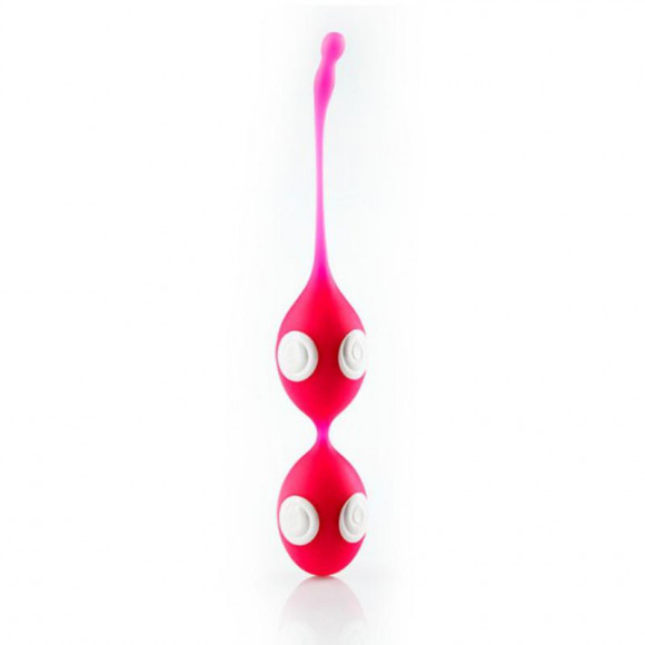 Стильные розовые вагинальные шарики Love Balls Стильные розовые вагинальные шарики Love Balls