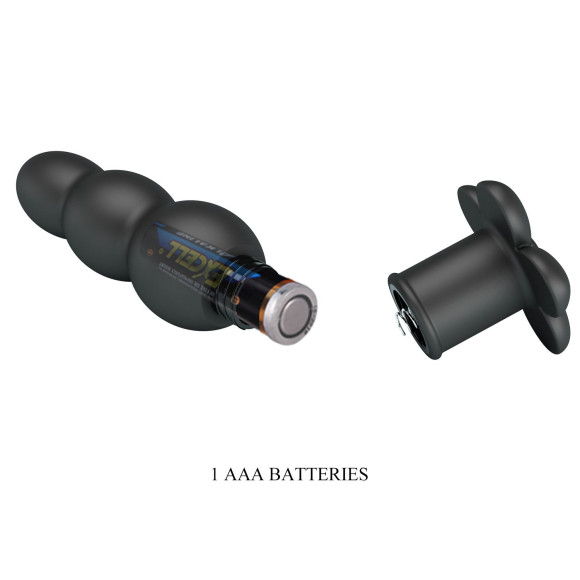 Черный анальный вибростимулятор Jadier - 11 см. Черный анальный вибростимулятор Jadier - 11 см.