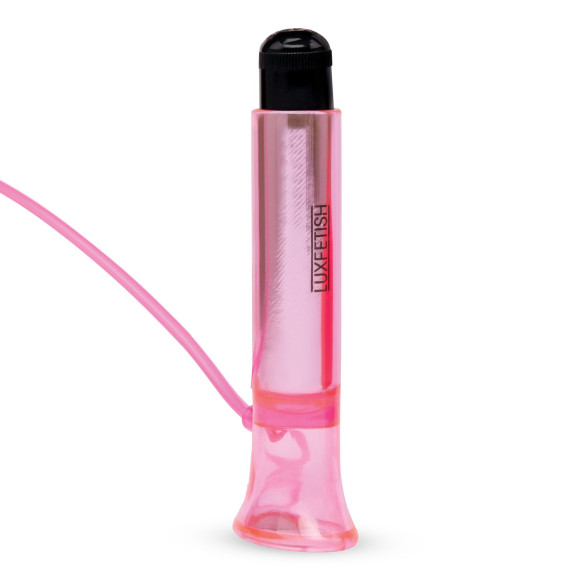 Розовый вакуумный стимулятор для клитора с вибрацией Vibrating Clitoral Pump with Quick Release Розовый вакуумный стимулятор для клитора с вибрацией Vibrating Clitoral Pump with Quick Release