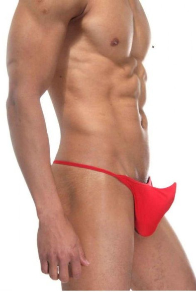 Мужские трусы-стринги с оригинальным гульфиком Мужские трусы-стринги с оригинальным гульфиком