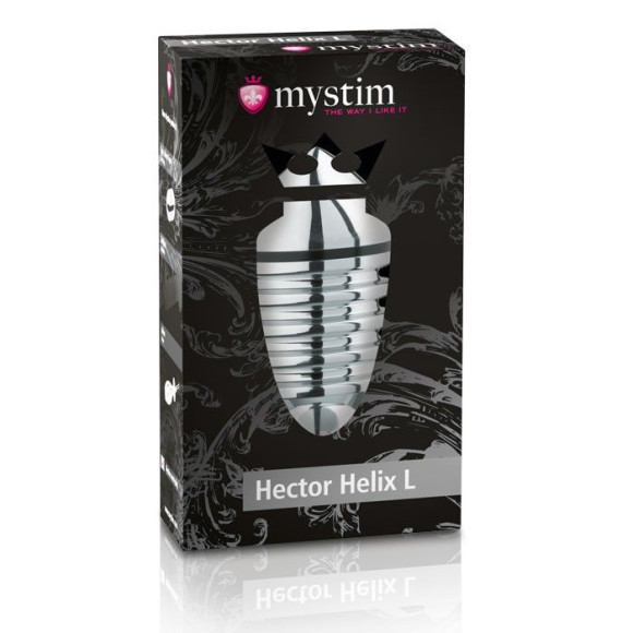 Анальный плаг для электростимуляции Hector Helix Buttplug L - 11,5 см. Анальный плаг для электростимуляции Hector Helix Buttplug L - 11,5 см.