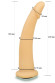 Телесная гладкая насадка-фаллоимитатор Harness - 20 см.