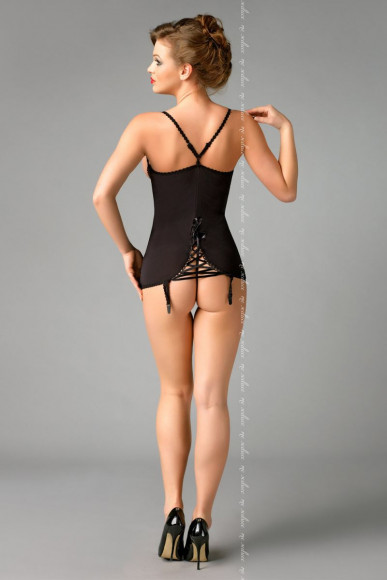 Коротенькая облегающая сорочка Carla с открытым лифом Коротенькая облегающая сорочка Carla с открытым лифом