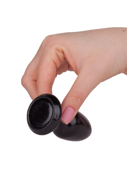 Черная анальная пробка MAGNUM 5 - 8,5 см. Черная анальная пробка MAGNUM 5 - 8,5 см.
