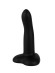 Черный нереалистичный дилдо Emotional на присоске - 13 см. Черный нереалистичный дилдо Emotional на присоске - 13 см.
