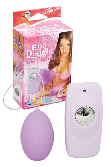 Сиреневое виброяйцо с пультом ДУ - 5 см. Сиреневое виброяйцо с пультом ДУ - 5 см.