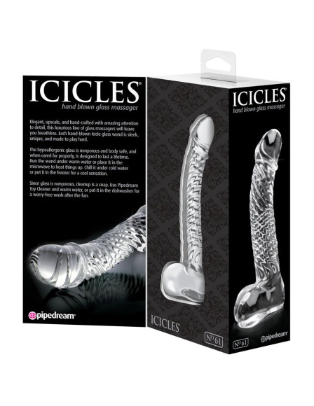 Анальный стимулятор Icicles №61 - 16,5 см. Анальный стимулятор Icicles №61 - 16,5 см.