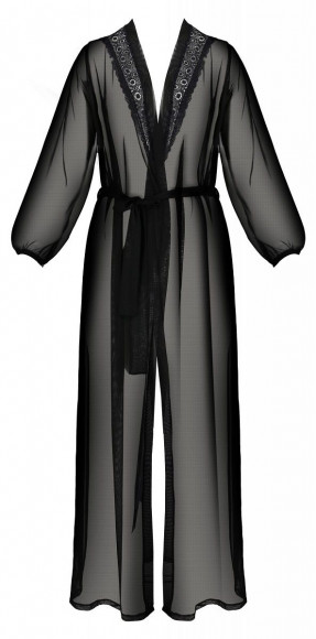 Соблазнительный длинный пеньюар Zinnia