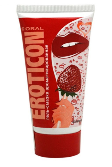 Оральная гель-смазка с ароматом земляники - 55 мл. Оральная гель-смазка с ароматом земляники - 55 мл.