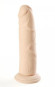 Телесный фаллоимитатор JoyStick на присоске - 17,3 см.