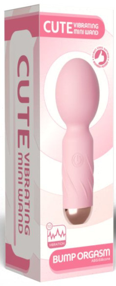 Нежно-розовый мини-вибратор Cute mini Wand Нежно-розовый мини-вибратор Cute mini Wand