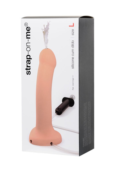 Телесный фаллос с имитацией эякуляции Silicon Cum Dildo L - 19,6 см. Телесный фаллос с имитацией эякуляции Silicon Cum Dildo L - 19,6 см.