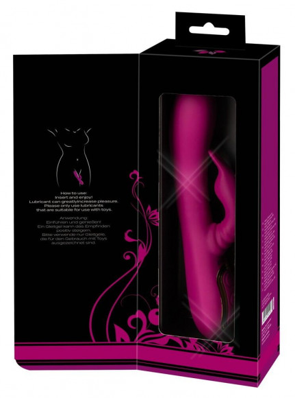 Фиолетовый вибратор 3 Function Vibrator с вращением бусин - 23 см. Фиолетовый вибратор 3 Function Vibrator с вращением бусин - 23 см.