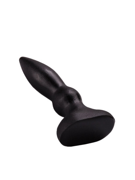 Чёрная анальная пробочка с каплевидным кончиком - 10 см. Чёрная анальная пробочка с каплевидным кончиком - 10 см.
