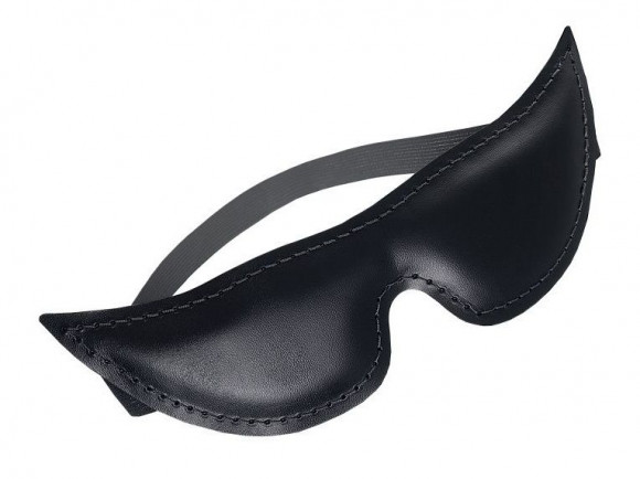 Черная закрытая маска на глаза Черная закрытая маска на глаза