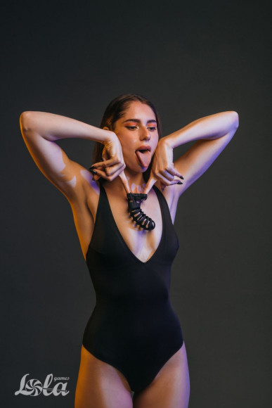 Мужской пояс верности черного цвета Romello Мужской пояс верности черного цвета Romello