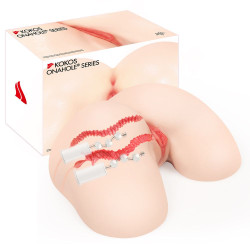 Мастурбатор-полуторс с двойным слоем материала и вибрацией Vanilla Onahole Мастурбатор-полуторс с двойным слоем материала и вибрацией Vanilla Onahole