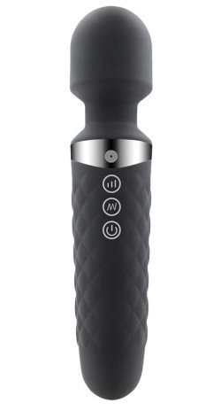 Черный wand-вибратор Be Wanded - 20 см. Черный wand-вибратор Be Wanded - 20 см.