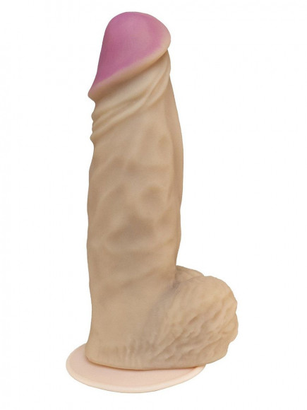 Фаллоимитатор-гигант на присоске - 25 см. Фаллоимитатор-гигант на присоске - 25 см.