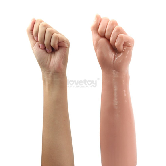 Телесный стимулятор-рука - 31 см. Телесный стимулятор-рука - 31 см.