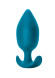 Бирюзовая анальная пробка Insatiable - 10,5 см. Бирюзовая анальная пробка Insatiable - 10,5 см.