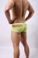 Салатовые мужские трусы-хипсы Cockon X Lace Boxer с вырезами Салатовые мужские трусы-хипсы Cockon X Lace Boxer с вырезами