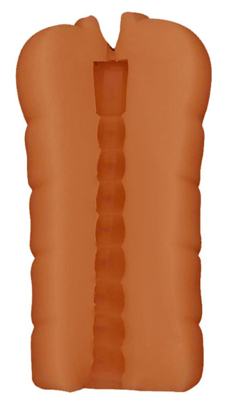 Коричневый мастурбатор-вагина Brianna