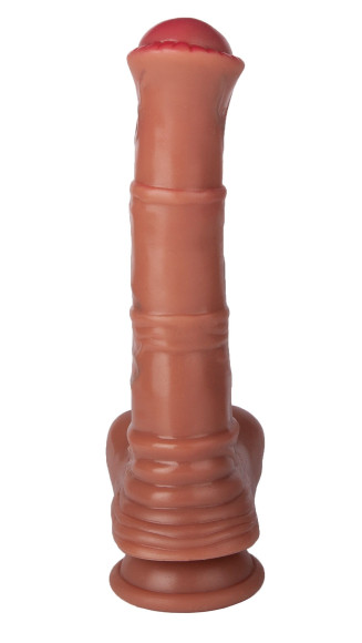 Фантазийный вибромассажёр с нагревом, вращением, возвратно-поступательными движениями и пультом ДУ - 22 см. Фантазийный вибромассажёр с нагревом, вращением, возвратно-поступательными движениями и пультом ДУ - 22 см.