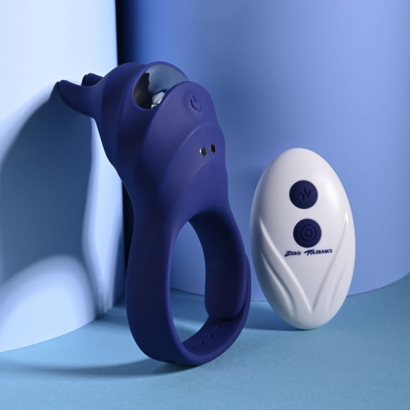 Синее эрекционное виброкольцо с клиторальной подушечкой и пультом ДУ Adjustable Fun Ring Синее эрекционное виброкольцо с клиторальной подушечкой и пультом ДУ Adjustable Fun Ring