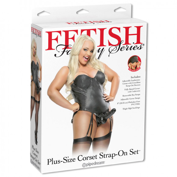 Корсет со страпоном размера Queen Size Корсет со страпоном размера Queen Size