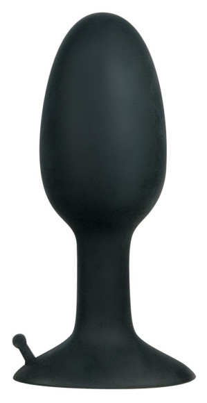 Полая анальная пробка с шариком Small Silicone Plug - 8 см. Полая анальная пробка с шариком Small Silicone Plug - 8 см.