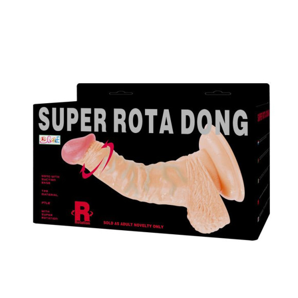 Реалистичный ротатор на присоске Super Rota Dong - 21 см. Реалистичный ротатор на присоске Super Rota Dong - 21 см.