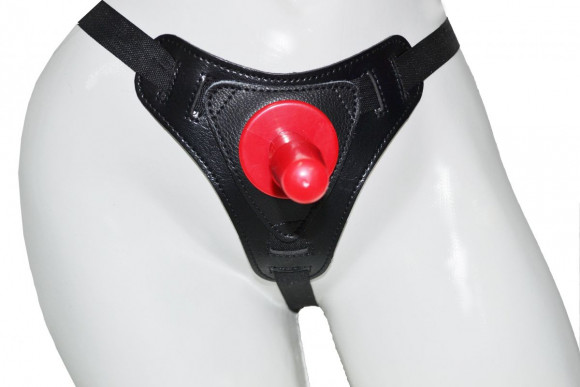 Трусики Harness из искусственной кожи Трусики Harness из искусственной кожи