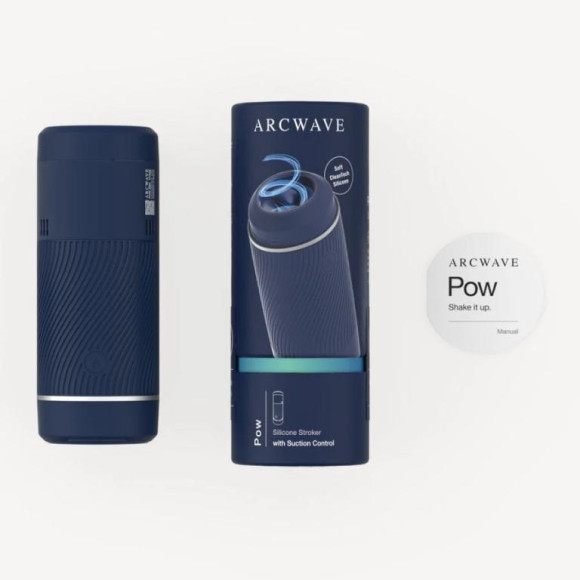 Синий мастурбатор с контролем всасывания Arcwave Pow Stroker Синий мастурбатор с контролем всасывания Arcwave Pow Stroker