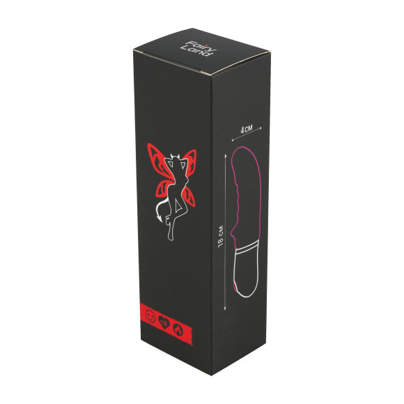 Розовый вибратор с рёбрышками - 18 см. Розовый вибратор с рёбрышками - 18 см.