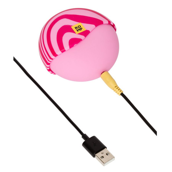 Розовый бесконтактный клиторальный стимулятор Romp Spin Розовый бесконтактный клиторальный стимулятор Romp Spin