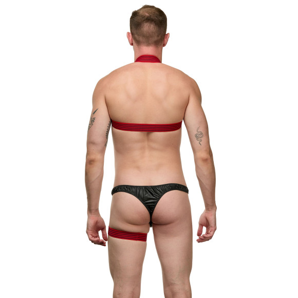 Мужской черно-красный костюм «Танцор» Мужской черно-красный костюм «Танцор»