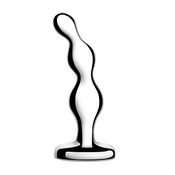 Стальной анальный фаллоимитатор для простаты Stainless Steel Anal Beads - 13 см. Стальной анальный фаллоимитатор для простаты Stainless Steel Anal Beads - 13 см.