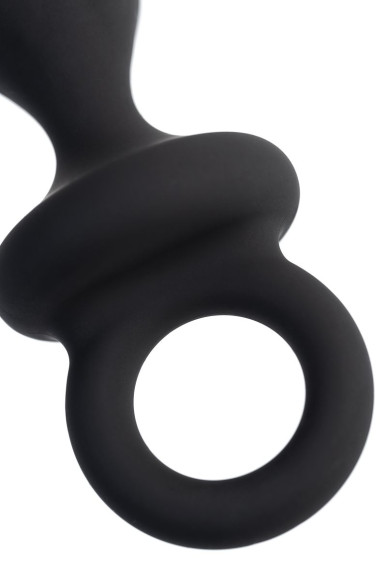 Черная анальная пробка Strob M - 13,5 см. Черная анальная пробка Strob M - 13,5 см.