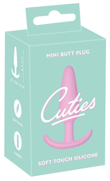 Розовая анальная втулка Mini Butt Plug - 8,4 см. Розовая анальная втулка Mini Butt Plug - 8,4 см.