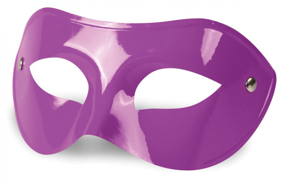 Фиолетовая гладкая маска на глаза