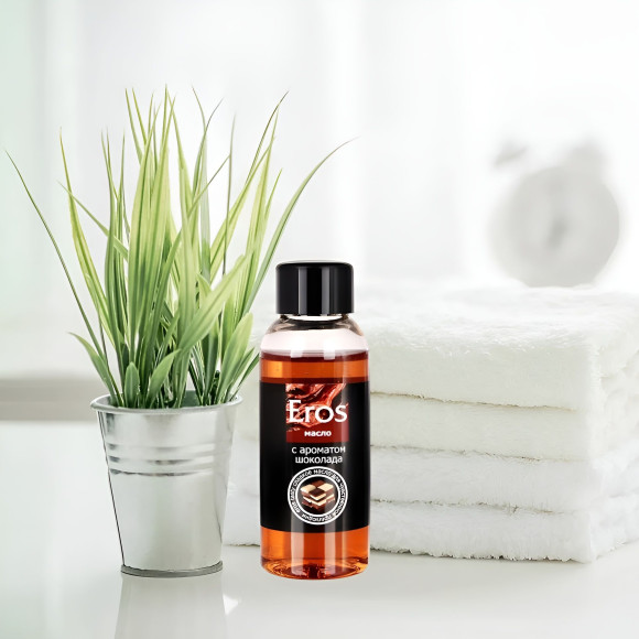 Масло массажное Eros Tasty с ароматом шоколада - 50 мл. Масло массажное Eros Tasty с ароматом шоколада - 50 мл.