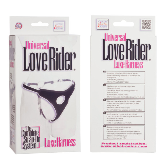 Трусы для страпона с универсальным креплением Universal Love Rider Luxe Harness Трусы для страпона с универсальным креплением Universal Love Rider Luxe Harness