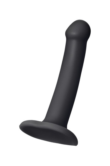 Черный фаллос на присоске Silicone Bendable Dildo S - 17 см. Черный фаллос на присоске Silicone Bendable Dildo S - 17 см.