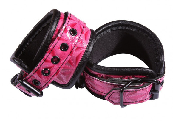 Розовые оковы на ноги Sinful Ankle Cuffs