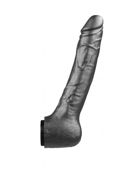 Чёрная фаллическая насадка BLACK BENT 3 - 22 см. Чёрная фаллическая насадка BLACK BENT 3 - 22 см.