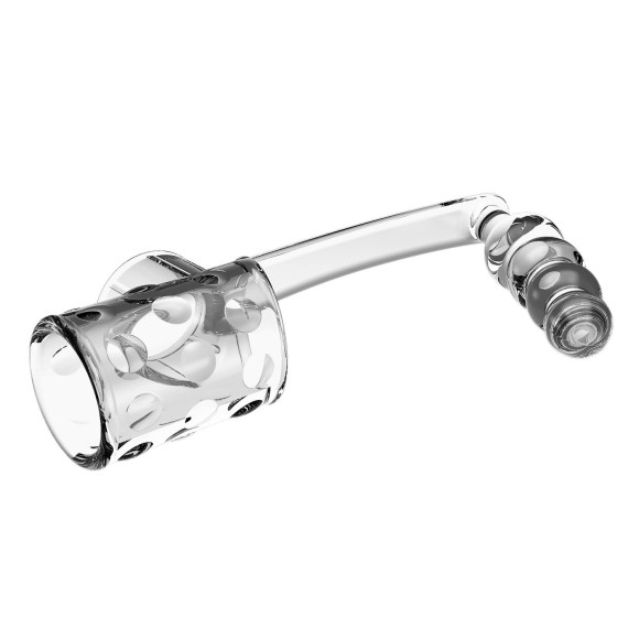 Прозрачная насадка на пенис и мошонку с анальным стимулятором Rilley Прозрачная насадка на пенис и мошонку с анальным стимулятором Rilley